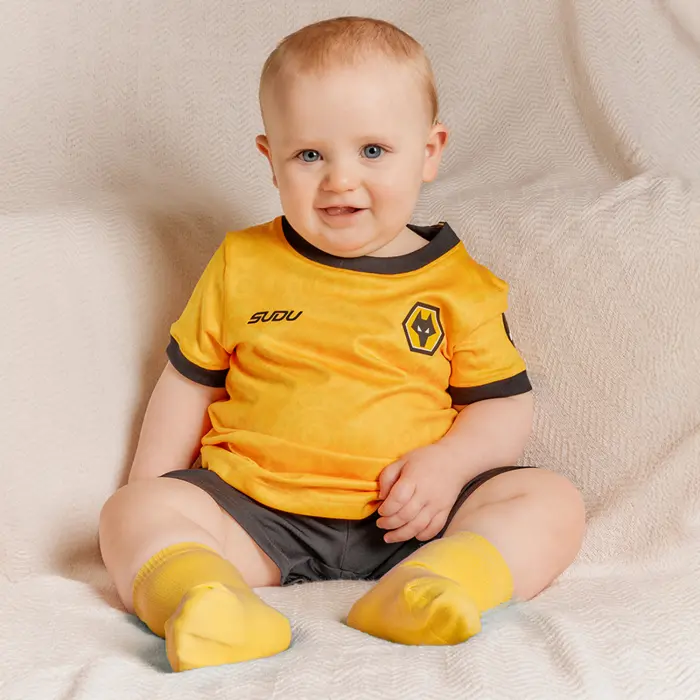 Wolverhampton Wanderers Fan Shop | 2025-26 Wolves Home Baby Kit Collection Official Wolves Fan Gear